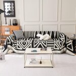 180x230cm plaid canape grande taille boheme noir jet� de canap� 1 2 3 4 places universelle d�corative ...