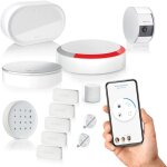 1875349 - home alarm advanced - pack vido - alarme maison sans fil connect wifi - module gsm - camra ...