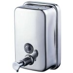 18oz / 500 ml distributeur de savon mural pour cuisine et salle de bain, acier inoxydable, chrome poli, ...