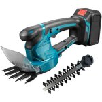 18v taille haie sans fil, taille haie electrique / cisaille � gazon avec 2 lames, batterie 1. 5ah, pour ...