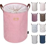 19 - inches panier organisateur pour v�tements, pliable, sac � linge grande capacit�, rose