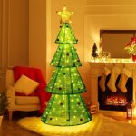 190 cm arbre noël lumineux pop - up avec 200 lumières led, sapin noël lumineux avec décorations, decoration ... 190 cm arbre noël lumineux pop - up avec 200 lumières led, sapin noël lumineux avec décorations, decoration ...
