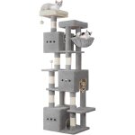 193 cm arbre � chat, grande tour � chat pour chats, coussin lavable