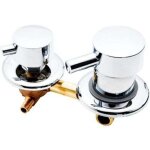 1pc 3 voies sortie cabine de douche, mitigeur cabine de douche, mitigeur douche d'eau filetage / intubation, ...