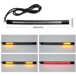 1pcs, 48 feux stop led pour moto voiture vlo feux clignotant bande de lumire 12v