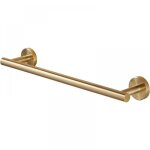 Cyslmuk - 1pc barre porte - serviettes pour salle de bain  fixation murale en acier inoxydable304 dor ...