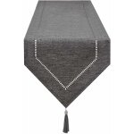 1pc chemin de table lin gris 32 x 180 cm, chemin de table de haute qualit, chemin de table uni, moderne, ...