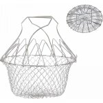 Cyslmuk - 1pc panier  frire, panier a salade tamis cuisine inoxydable fry extensible chef panier cuisine ...