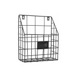 1pc porte magazine / porte revue metal pour le bureau et l'entrée (noir) 1pc porte magazine / porte revue metal pour le bureau et l'entrée (noir)