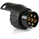 1pc remorque adaptateur prise, accessoires universels, adaptateur de remorquage imperm�able 7 broches ...