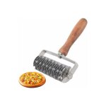 1pc rouleau de grille de pte, rouleau  pizza en treillis, coupe - pte en acier inoxydable, couteau ...