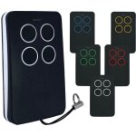 1pc t�l�commande pour portail automatique � code roulant et code fixe multifr�quence rouge