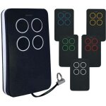 1pc t�l�commande pour portail automatique � code roulant et code fixe multifr�quence rouge