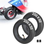 1pz f3i - 205 chambre � air 200x50mm 8 pouces pour scooter �lectrique trottinette remplacement pour razor ...