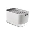2 en 1 distributeur savon dtergent rechargeable, distributeur liquide vaisselle plastique avec porte ...