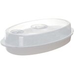 2 - en - 1 micro - ondes four vapeur cuire rcipient avec couvercle micro - ondes plaque de couverture ...