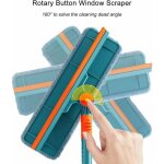 2 en 1 nettoyeur de raclette vitre professionnelle kit?avec manche telescopique (longueur 1. 35m ), nettoyeur ...