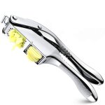 2 en 1 presse ail inox professionnel, presse - ail manuel poigne antidrapante, lave - vaisselle ecrase ...