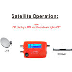 2 en 1 satellite et tv signal finder lcd num�rique portable antenne force m�tre trouver avec boussole ...