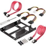 2. 5 pouces ssd  3. 5 pouces support de kit de montage de disque dur interne (cbles de donnes sata ...