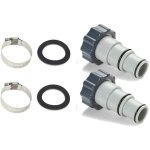 2 adaptateurs tuyau piscine � 32 et 38 mm, raccord pour pompe piscine intex