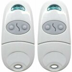 2, blanc)tlcommande universelle portail, tlcommande pour ouvre - porte de garage, metteur de cl ...