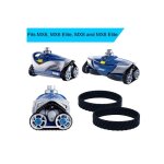2 chenilles adaptables pour zodiac mx6 mx8 mx9, pneus de robot nettoyeur piscine baracuda r0526100