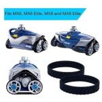 2 chenilles de remplacement pour robots mx8 et mx6 zodiac - aiperq