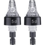 2 doseurs / becs verseurs, portionneurs, dosage par bec verseur : 5 cl, plastique, auto - pour, transparent ...