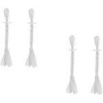 2 ensembles m�ches coton pour lampe � huile remplacements pour lampe � p�trole et lampions pour br�leur ...