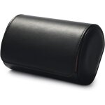 2 fentes luxe pu cuir rouleau de montres etui de rangement pour coffret cadeau montres no�l anniversaire(noir) ...