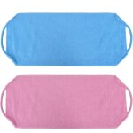 2 gommage arri�re loofah exfoliant, sangle lave dos, sangle gommage loofah pour bain, eponge loofah exfoliante ...