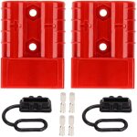 2 jeux de connecteurs rapides de batterie, fiche de d�connexion 50a 600v, kit de prise de faisceau de ...