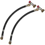 2 lyres anti - arrachement 40cm bouteille francaise propane - butane spcial camping - car - favex