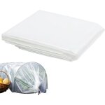 2 m x 3 m bache plastique pour serre de jardin mini bache transparente exterieur serre, blanche film ...