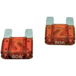 2 maxi fusibles enfichables 50a rouge