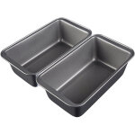 2 moules � pain de mie antiadh�sifs, moules � cake rectangulaires, plaque de cuisson sp�ciale pour four ...