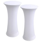 [jamais utilis�] lot de 2 nappes extensibles pour tables rondes, mariages, banquets, anniversaires, f�tes ...