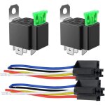 2 pack 30a fusible relais voiture camion socket kit - 30a ato / atc commutateur harnais set - 12v dc ...