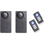 2 packs d'alarme antivol, systme de scurit anti - effraction  capteur de mouvement rglable  sensibilit ...