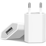 2 pack prise chargeur, adaptateur usb, bloc embout secteur usb - a 5v 1a universel