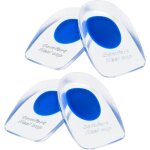 2 pair talonnette silicone, talonnette gel talon coussin, talonnette calcaneenne femme homme talonette ...