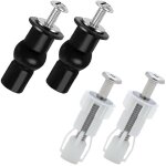 2 paires abattant wc vis avec 2 jeux de rondelles, fixation abattant wc universel fixations wc si�ge ...