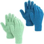 2 paires gants en microfibre, gant de nettoyage � d�poussetage voitures, gants � poussi�re r�utilisables ...