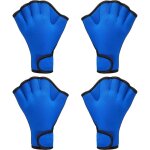 2 paires de gants de natation aqua fit gants d'entra�nement de natation gants en n�opr�ne webbed fitness ...