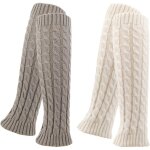 2 paires jambi�res pour dames, gu�tres de jambe leg warmer, cadeau d'hiver parfait