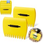 2 paires de ramasse feuilles - design ergonomique et lger pour ramasser les feuilles sans effort, rateau ...
