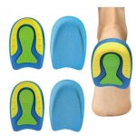 2 paires de talonnettes en gel de silicone, talonnette epine calcaneenne gel grandissante orthop�dique ...