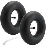 2 pcs 4. 10 / 3. 50 - 4 pouces pneu � chambre air pour diable, chariot, chariot main, tondeuse gazon, ...