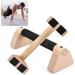 2 pcs barre parallele, 25cm parallettes avec base antid�rapante, barre dips tractions, haltere musculation, ...